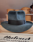 LEIFUR Adventure FEDORA | BEAVER HUNDRED | ANTHRACITE GRAY LIMITED EDITION | SIZE 58, US 7 1/4 - Hufvud