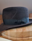 LEIFUR Adventure FEDORA | BEAVER HUNDRED | DARK BROWN COLOR LIMITED EDITION | WESTERN WEIGHT | SIZE 59, US 7 3/8 - Hufvud