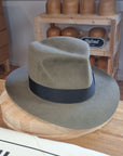 LEIFUR Adventure FEDORA | BEAVER HUNDRED | PECAN COLOR LIMITED EDITION | WESTERN WEIGHT | SIZE 58, US 7 1/4 - Hufvud