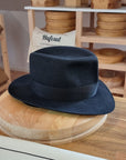 LEIFUR Adventure FEDORA | BEAVER TWENTY | BLACK COLOR | WESTERN WEIGHT | SIZE 58, US 7 1/4 - Hufvud