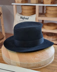 LEIFUR Adventure FEDORA | BEAVER TWENTY | BLACK COLOR | WESTERN WEIGHT | SIZE 58, US 7 1/4 - Hufvud