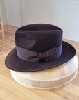 LEIFUR FEDORA | 100X BEAVER | OXBLOOD | SIZE 58, US 7 1/4