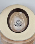 LEIFUR FEDORA | HAND WOVEN ECUADORIAN STRAW | NATURAL COLOR | SIZE 60, US 7 1/2