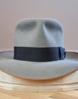 LEIFUR FEDORA | STONE | RABBIT & HARE DELUXE BLEND | SIZE 58, US 7 1/4