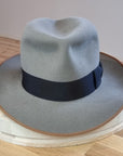 LEIFUR FEDORA | STONE | RABBIT & HARE DELUXE BLEND | SIZE 58, US 7 1/4