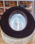LEIFUR Lucky FEDORA | 100X BEAVER | OXBLOOD COLOR | SIZE 59, US 7 3/8