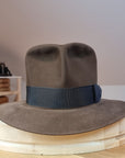 LEIFUR Lucky FEDORA | 100X BEAVER | SABLE BROWN | US 7 1/4, EU 58