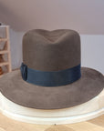 LEIFUR Lucky FEDORA | 100X BEAVER | SABLE BROWN | US 7 1/4, EU 58