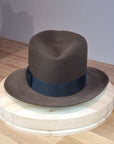 LEIFUR Lucky FEDORA | 100X BEAVER | SABLE BROWN | US 7 1/4, EU 58