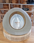 LEIFUR Lucky FEDORA | 50X BEAVER BLEND | DOVE GRAY COLOR | SIZE 61, US 7 5/8
