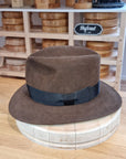 LEIFUR Lucky FEDORA | 50X BEAVER BLEND | SABLE BROWN | SIZE 59, US 7 3/8
