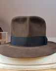 LEIFUR Lucky FEDORA | 50X BEAVER BLEND | SABLE BROWN | SIZE 59, US 7 3/8