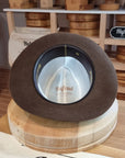 LEIFUR Lucky FEDORA | BEAVER FIFTY | SABLE BROWN | SIZE 59, US 7 3/8