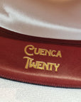 LEIFUR Lucky FEDORA | HAND WOVEN ECUADORIAN STRAW | CUENCA GRADE TWENTY | NATURAL COLOR | SIZE 59, US 7 3/8 - Hufvud