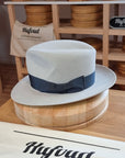 LEIFUR Lucky FEDORA | NUTRIA | PLAYA COLOR | SIZE 58, US 7 1/4 - Hufvud