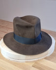 LEIFUR Lucky FEDORA | SABLE BROWN | 100X BEAVER | SIZE 59, US 7 3/8