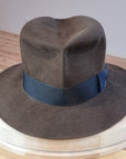 LEIFUR Lucky FEDORA | SABLE BROWN | 100X BEAVER | SIZE 59, US 7 3/8
