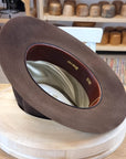 LEIFUR Lucky FEDORA | SABLE BROWN | 30X BEAVER BLEND | SIZE 59, US 7 3/8