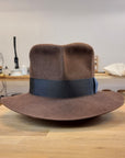LEIFUR Lucky FEDORA | SABLE BROWN | 30X BEAVER BLEND | SIZE 60, US 7 1/2