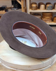 LEIFUR Lucky FEDORA | SABLE BROWN | 50X BEAVER BLEND | SIZE 58, US 7 1/4