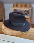LEIFUR Raven Crown FEDORA | BEAVER FIFTY | OXBLOOD COLOR | MULTIPLE SIZE AVAILABLE - Hufvud