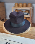 LEIFUR Raven Crown FEDORA | BEAVER FIFTY | OXBLOOD COLOR | MULTIPLE SIZE AVAILABLE - Hufvud