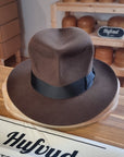 LEIFUR Raven Crown FEDORA | RABBIT & HARE DELUXE BLEND | MULTIPLE SIZE AVAILABLE - Hufvud
