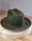 OPEN ROAD HAT | RABBIT & HARE DELUXE BLEND | MOSS GREEN COLOR | SIZE 59, US 7 3/8