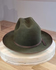 OPEN ROAD HAT | RABBIT & HARE DELUXE BLEND | MOSS GREEN COLOR | SIZE 59, US 7 3/8