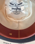 PLAYBOY FEDORA | BEAVER FIFTY | STEEL COLOR | SIZE 62, US 7 3/4