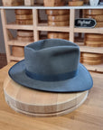 PLAYBOY FEDORA | BEAVER HUNDRED | EMERALD GRAY COLOR | SIZE 57, US 7 1/8