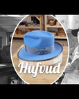 WHIPPET FEDORA | 50X BEAVER BLEND | MAJESTIC BLUE | SIZE 62, US 7 3/4