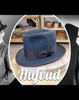 CAGNEY FEDORA | ANTHRACITE | 100X BEAVER | SIZE 59, US 7 3/8