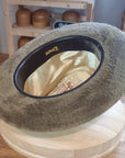 RAGNAR FEDORA | 100% HARE | FAWN COLOR | VELOUR FINISH | SIZE 60, US 7 1/2 - Hufvud