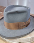 RAGNAR FEDORA | 50X BEAVER BLEND | STONE COLOR | SIZE 60, US 7 1/2