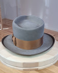 RAGNAR FEDORA | 50X BEAVER BLEND | STONE COLOR | SIZE 60, US 7 1/2