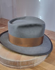 RAGNAR FEDORA | 50X BEAVER BLEND | STONE COLOR | SIZE 60, US 7 1/2