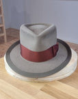RAGNAR FEDORA | 50X BEAVER BLEND | WHISKEY COLOR | SIZE 58, US 7 1/4