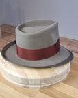 RAGNAR FEDORA | 50X BEAVER BLEND | WHISKEY COLOR | SIZE 58, US 7 1/4
