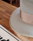 RAGNAR FEDORA | RABBIT & HARE DELUXE BLEND FELT | SILVERBELLY COLOR | MULTIPLE SIZE AVAILABLE - Hufvud