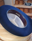 LEIFUR Adventure FEDORA | BEAVER HUNDRED | DARK NAVY BLUE COLOR | WESTERN WEIGHT | SIZE 58, US 7 1/4