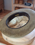 CAGNEY FEDORA | 100% HARE | FAWN COLOR | VELOUR FINISH | SIZE 58, US 7 1/4