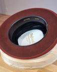 WESTERN HJALMAR HOMBURG | RUSTIC COPPER COLOR | 100X BEAVER | SIZE 60, US 7 1/2