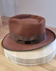 WHIPPET FEDORA | 50X BEAVER BLEND | COGNAC COLOR | SIZE 59, US 7 3/8