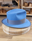 WHIPPET FEDORA | 50X BEAVER BLEND | MAJESTIC BLUE | SIZE 62, US 7 3/4