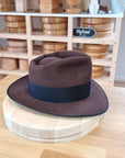 WHIPPET FEDORA | 50X BEAVER | DARK BROWN RUST COLOR | SIZE 58, US 7 1/4