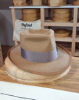 WHIPPET FEDORA | BEAVER FIFTY | CAMEL COLOR | SIZE 59, US 7 3/8 - Hufvud