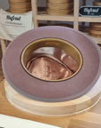WHIPPET FEDORA | BEAVER FIFTY | DUSTY ROSE COLOR | SIZE 59, US 7 3/8 - Hufvud