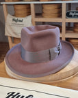 WHIPPET FEDORA | BEAVER FIFTY | DUSTY ROSE COLOR | SIZE 59, US 7 3/8 - Hufvud