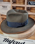 WHIPPET FEDORA | BEAVER FIFTY | OLIVE GREEN COLOR | SIZE 60, US 7 1/2
